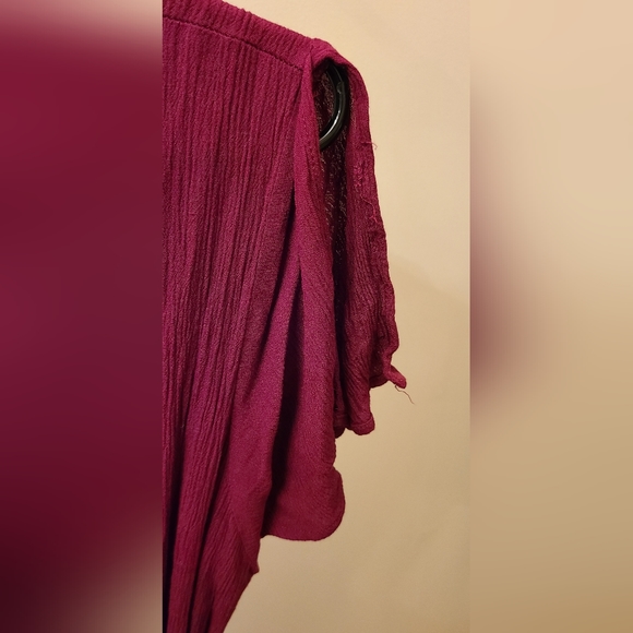 Lulu's XL maroon wrap dress - Picture 3 of 4